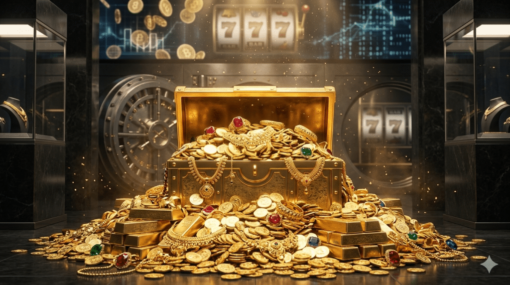 ทองลดแต่ใจต้องสู้! 5 เกมสล็อตธีม "ขุมทรัพย์อัญมณี" เติมพอร์ตให้ปังทดแทนราคาทองร่วง