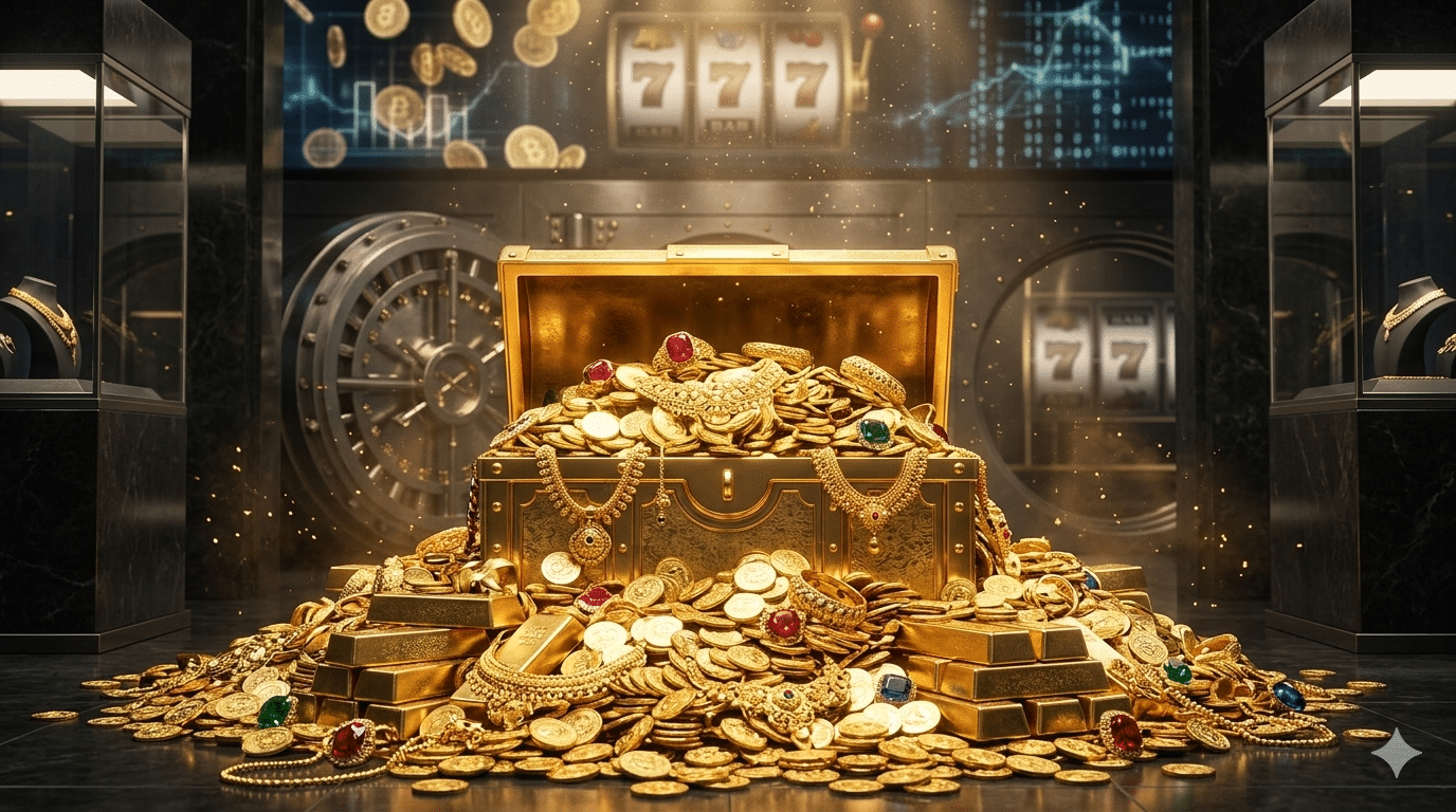 ทองลดแต่ใจต้องสู้! 5 เกมสล็อตธีม "ขุมทรัพย์อัญมณี" เติมพอร์ตให้ปังทดแทนราคาทองร่วง