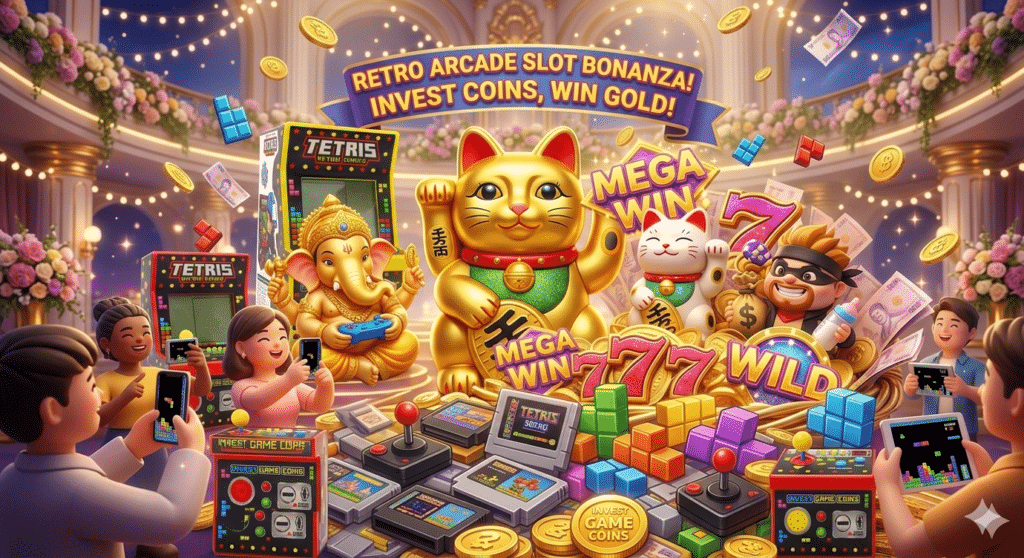 คิดถึงฟีลเกมตู้สมัยก่อนไหม? ปลุกวิญญาณเด็กเล่นเกม! รวมสล็อตธีม Retro ที่ปั่นง่ายเหมือนเล่นตู้แถวบ้านที่ Superslot